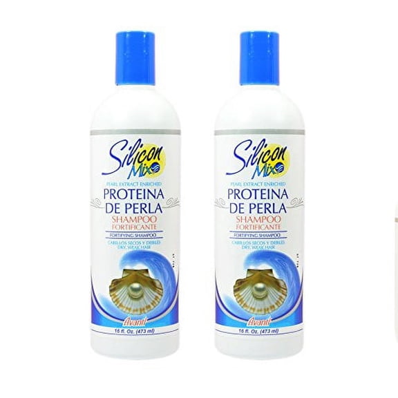 Silicon Mix Proteina De Perla Shampoo 16oz "Pack of 2"