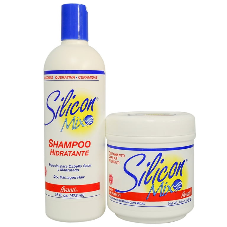 Silicon Mix Hair Treatment and Shampoo Combo 16 oz