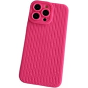 Silicon Phone case for iPhone 16 15 14 13 12 11 Pro X XR XS Max Full Camera Shockproof Soft Bumper Cover,Rose Red,for iPhone 16 Pro Max