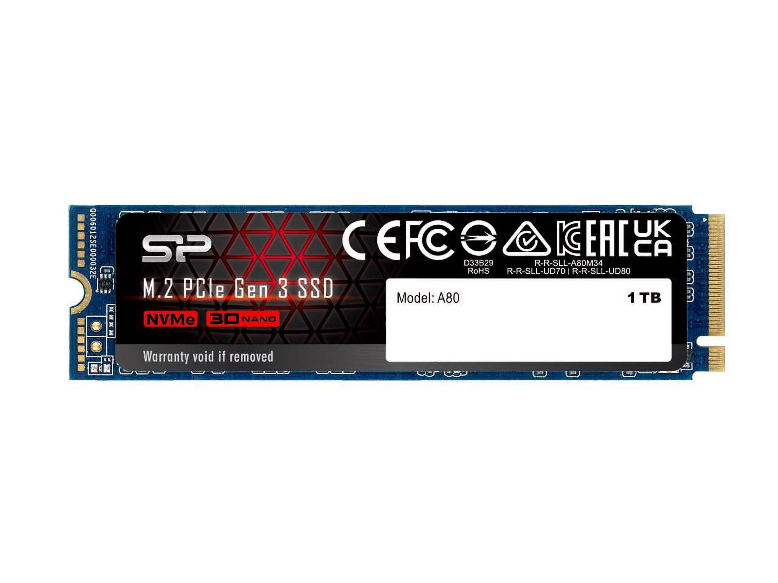Pcie Sp 1tb Nvme SP P34A60 PCIe Gen 3x4 NVMe™ SSD-Silicon Power