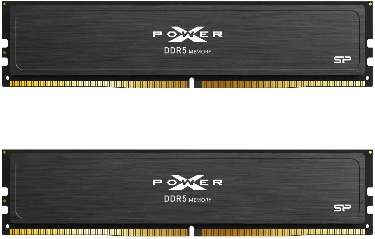 Silicon Power DDR5 32GB (2x16GB) Value Gaming 6000MT/s (PC5-48000) 288-pin CL36 1.35V UDIMM Desktop Memory Module RAM SP032GXLWU60FFDJ