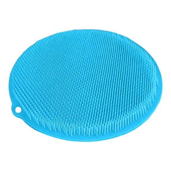 Silicon Shower Foot And Back Scrubber Mat Massage Pad With Suction Cups Wall Mounted Exfoliating Bath Wash Cleaner For Men Women