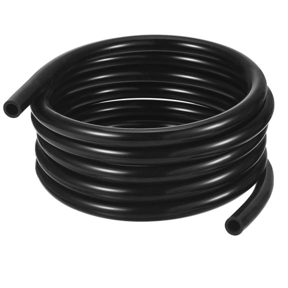 Silicon Tubing(1/2" ID x 5/8" OD x 5Ft), Pure Silicone Hoses High Temp - for Printer, Hot Water Dispenser, Engine, Brewing, Fish Tank Air Pump, Pump Transfer, Black