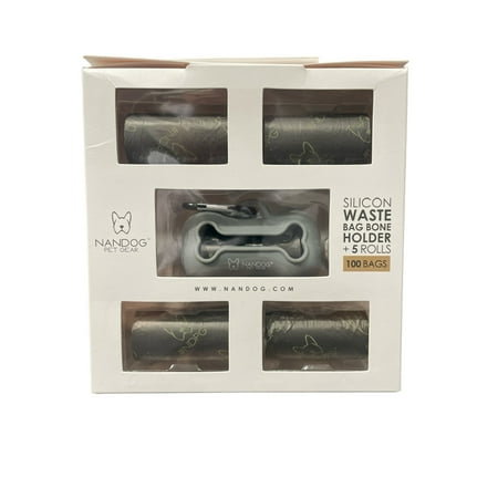 Silicon Waste Bag Bone Holder + 5 Rolls Kit
