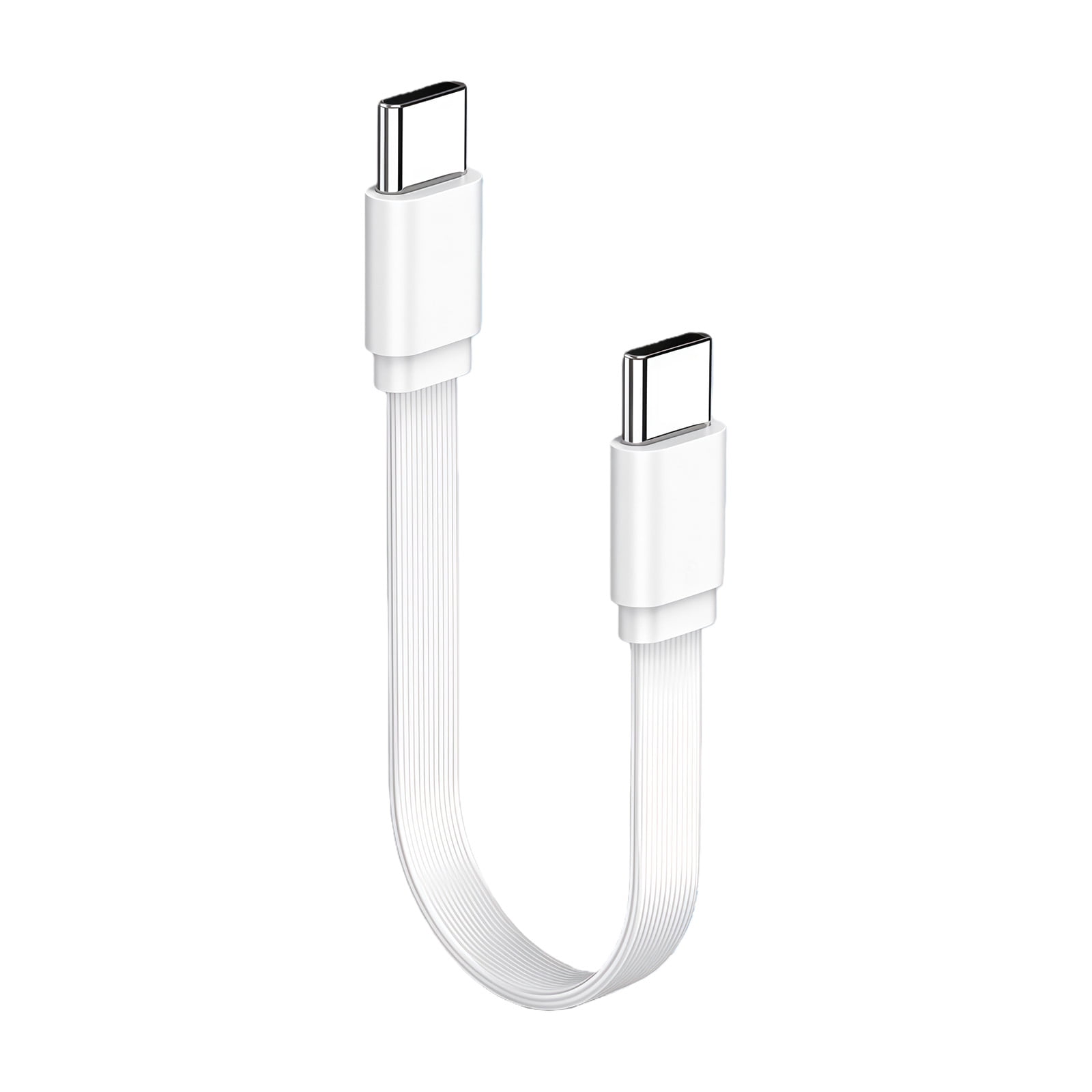 Silicone 10/20/50cm 90 Degree Elbow Short Type C to USB C Cable Fast ...