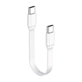 Silicone 10/20/50cm 90 Degree Elbow Short Type C to USB C Cable Fast ...