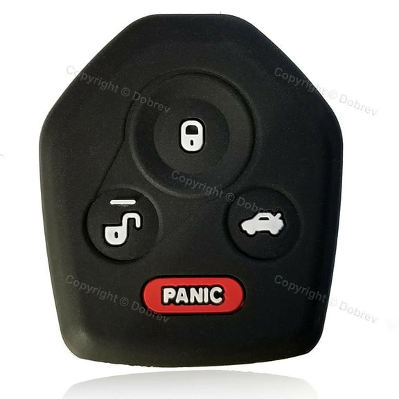 Silicone 3+1 Rubber Case Holder Protector Fob Cover Entry for Subaru Smart Key (Black)