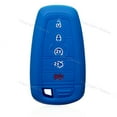 thumbnail image 1 of Silicone 5 Entry Case Fob Cover Protect for Ford Holder Explorer Edge Smart Key (blue), 1 of 4