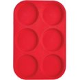 Silicone 6Cup Muffin Top Pan NonStick EuropeanGrade Perfect for