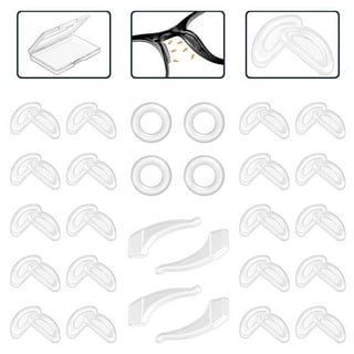 GMS Optical Nose Pads for Eyeglasses - Strap Bridge Screw-In Large