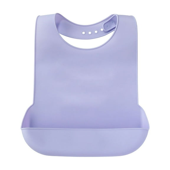 Silicone Adult Bib for Elderly - Soft, Adjustable, and Washable Protective Clothing for Seniors with Easy-to-Clean Pouch
