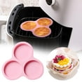 thumbnail image 1 of Silicone Air Fryer Egg Pan Baking Tools Reusable Air Fryer Egg Mold for Baking,Hamburger Bun Pan,Air Fryer Accessories, 1 of 8