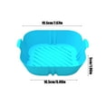 thumbnail image 1 of Silicone Air Fryer Liners - Heat Tolerant Flexible Baking Pan For Air Fryers And Ovens Nonstick Easy To Clean Kitchen Accessory, 1 of 6