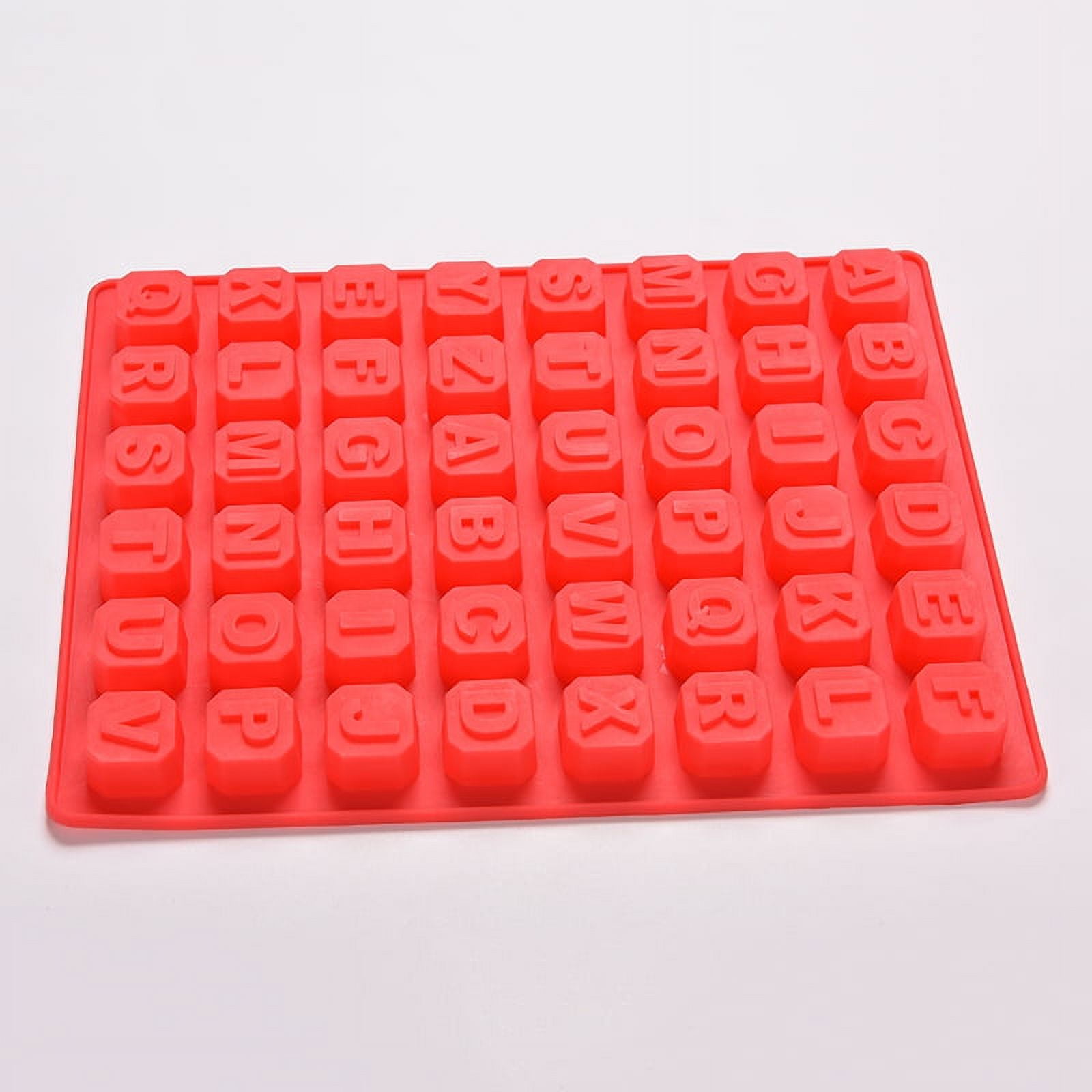 Silicone Alphabet Letter Soap Mold Cake Chocolate Jelly Candy Cookie ...