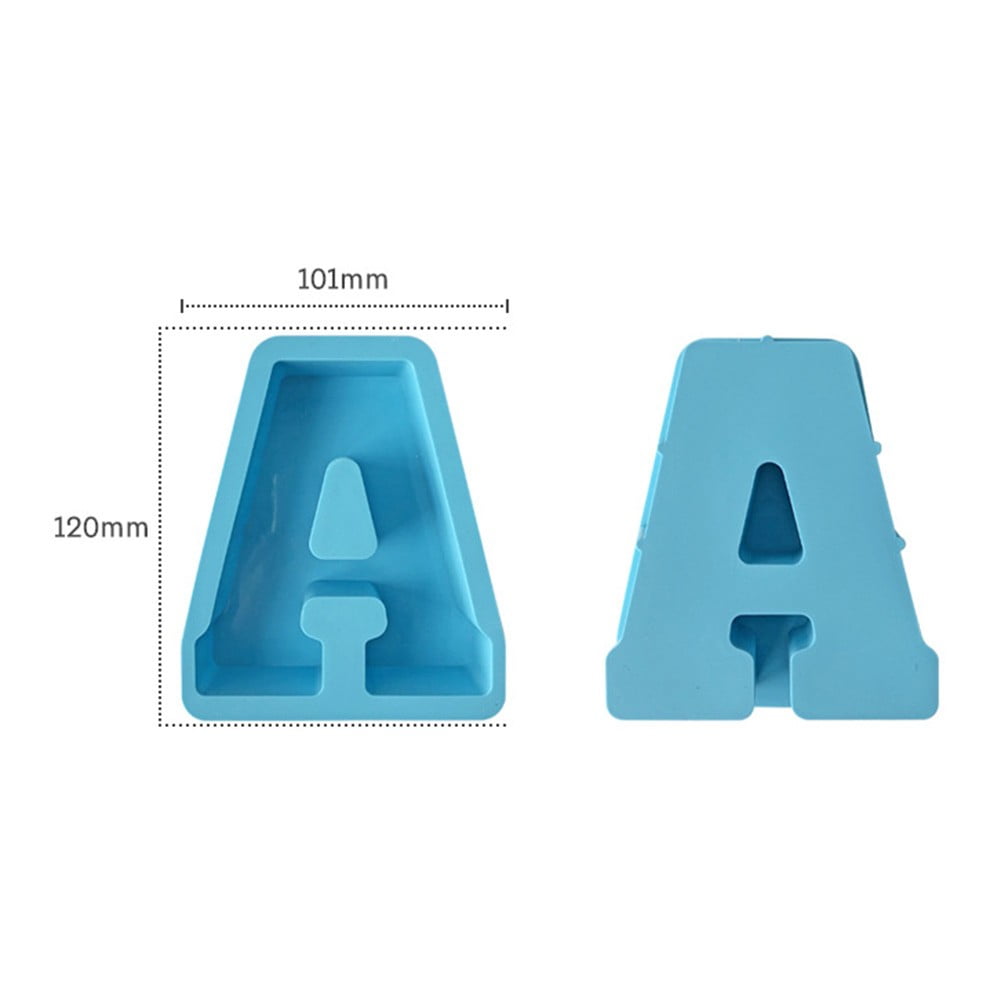 Silicone Alphabet Molds Letter Molds Epoxy Resin Molds For Art DIY ...