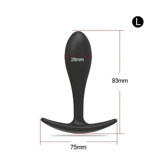 Silicone Anal Plug Trainer Kit, Butt Plugs, Buttplug Sex Toys for Women Men, L