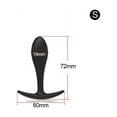 thumbnail image 1 of Silicone Anal Plug Trainer Kit, Butt Plugs, Buttplug Sex Toys for Women Men, S, 1 of 3