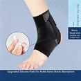thumbnail image 1 of Silicone Ankle Brace, Sprain Prevention Stabilizer for Sports Joint Recovery, 1 of 6