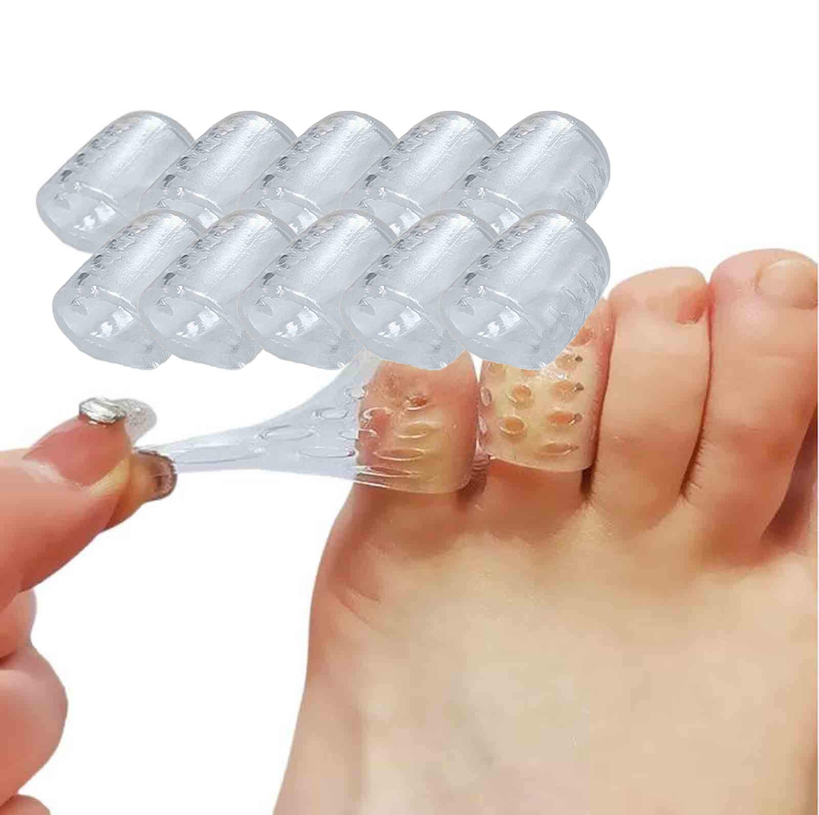 Silicone Anti-Friction Toe Protector, Gel Toe Protector, Toe Sleeves ...