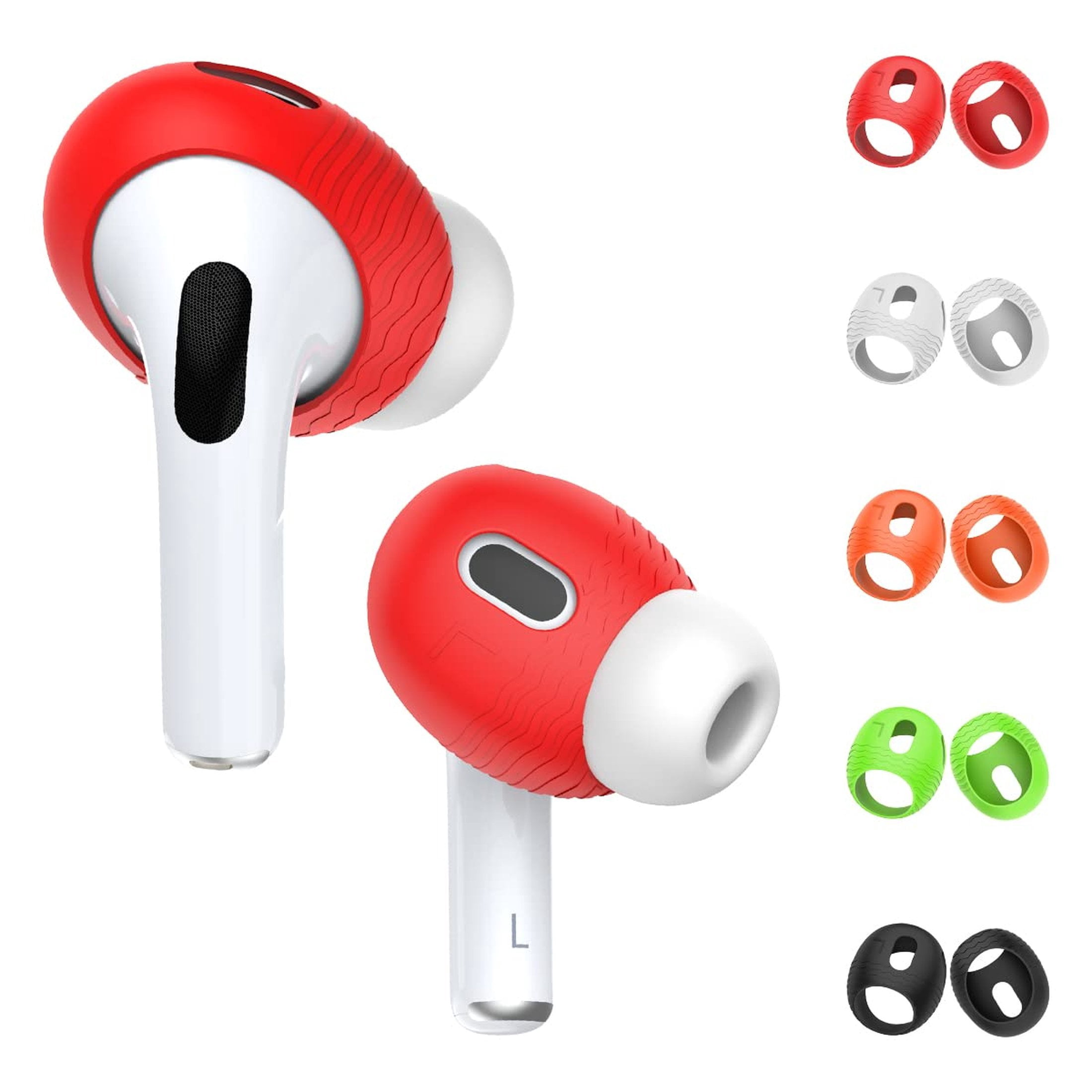Silicone Anti-Slip Ear Tips Covers for AirPods Pro 2 Charging Case Fit ...