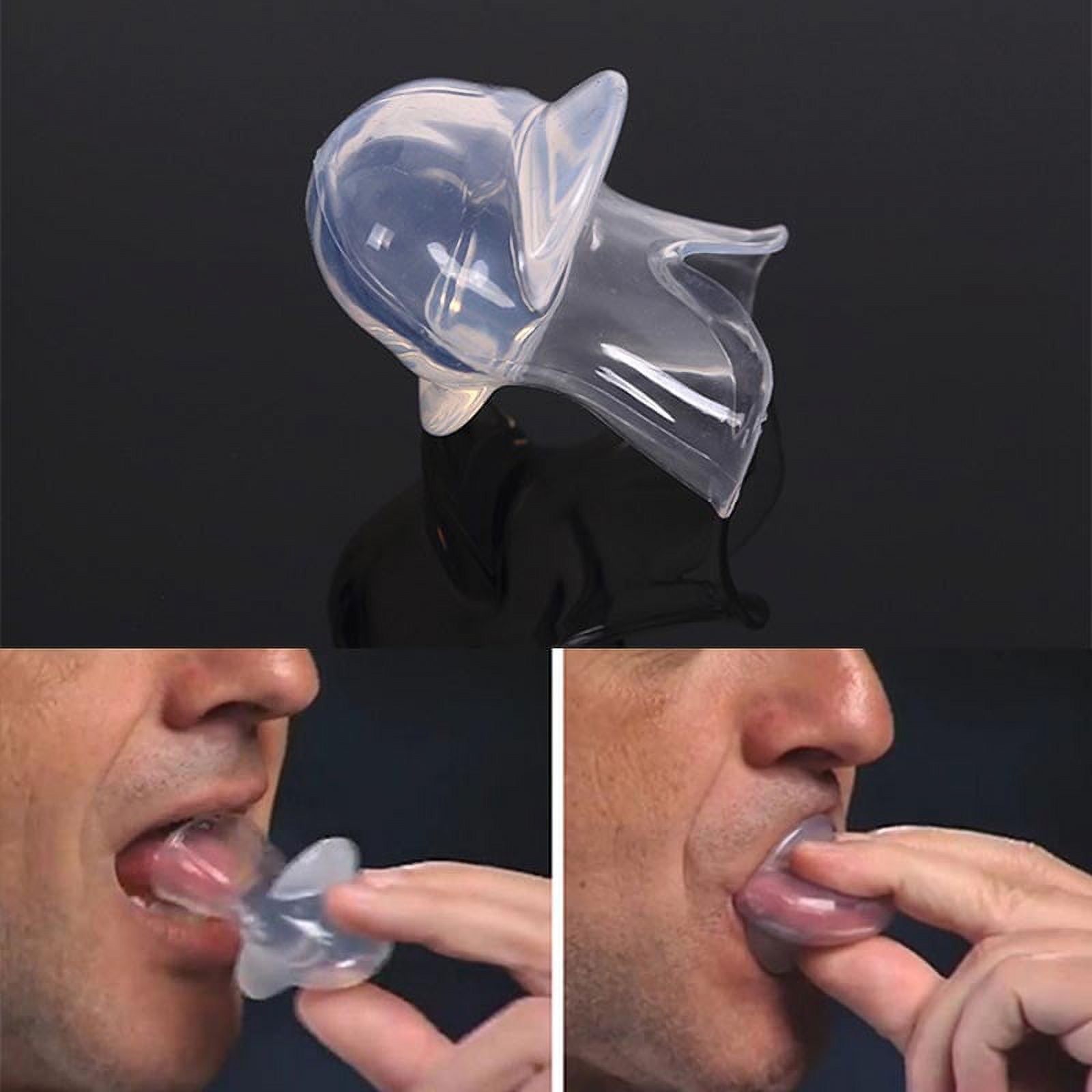 XIRQI Silicone Anti Snore Tongue Retaining Device With Case Stop