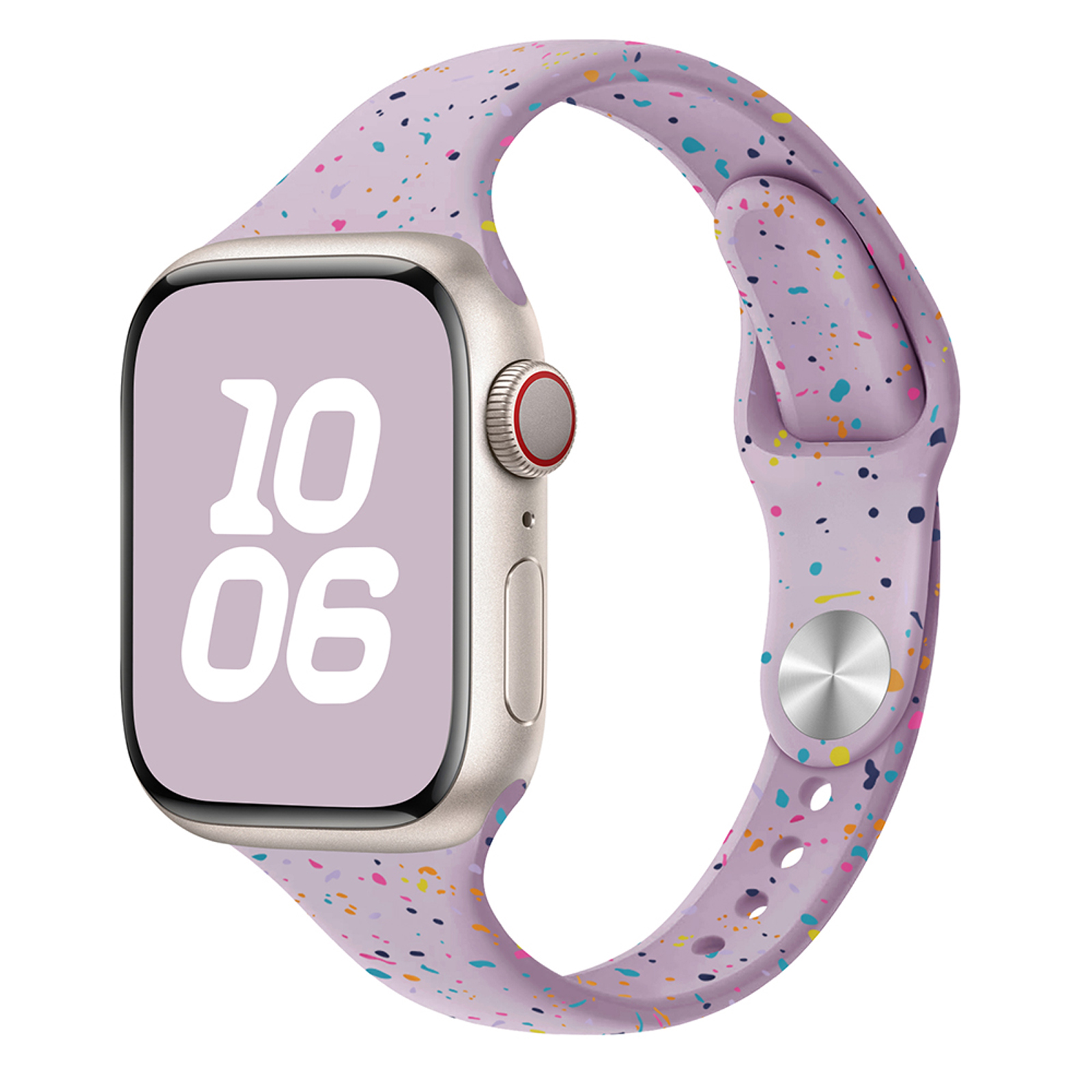 Silicone Apple Watch Band, Waterproof Breathable Sport Band 