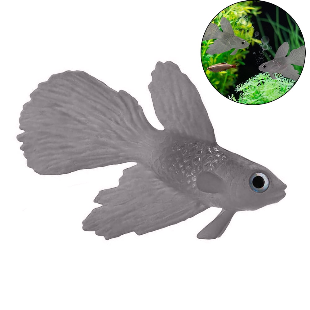 Silicone Artificial Fish Aquarium Decoration High Simulation Lifelike ...
