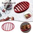 Silicone BBQ Grill Grill Grill Tray Rack Turkey Mat Kitchenware X5m