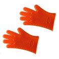 thumbnail image 1 of Silicone BBQ Heat Resistant Gloves Grill Pot Holder Cooking Grip Oven Mitts, 1 of 7