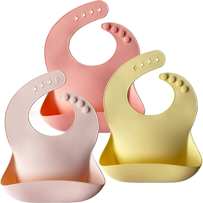 Soft Pink Silicone Bib Soft Pink Silicone Bib