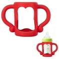 thumbnail image 1 of Silicone Baby Bottle Handles for 8 oz/250 ml Narrow-Neck Bottles – Universal Fit for Dr Brown’s, NUK, Tommee Tippee – BPA-Free, Easy-Grip Handles for Baby Feeding & Transition to Cup, 1 of 9