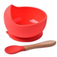 thumbnail image 1 of Silicone Baby Bowls with Spoon, Baby Feeding Set Suction Bowls for Kids Toddlers - BPA Free - Baby Dishes Utensils, 1 of 7