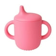 thumbnail image 1 of Silicone Baby Drinking Cups, DELESYS Silicone Sippy Cups for 6-12 Months Toddlers - 1PC Food Grade Silicone Traning Cups with Lids Grip Handle for Baby Led Weaning, 1 of 5