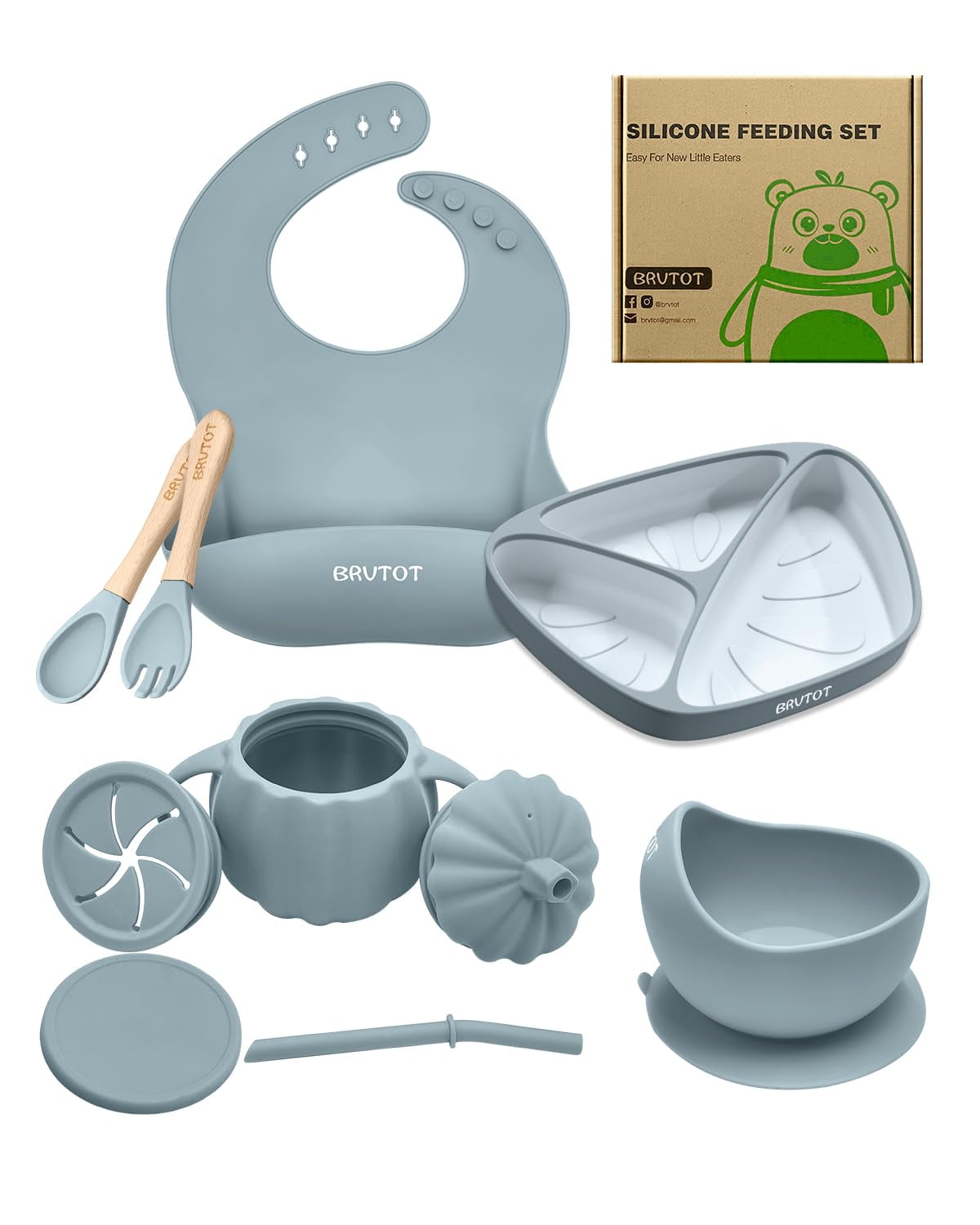 Silicone Suction Baby Bowl And Spoon | Baby Bowls US| Hunny Bubba Kids U2013 Hunny Bubba Kids