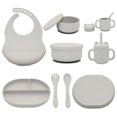 Silicone Baby Feeding Set Safe and Stylish BPAFree Plates for Baby