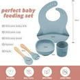 thumbnail image 1 of Silicone Baby Feeding set 5 pcs, 1 of 12