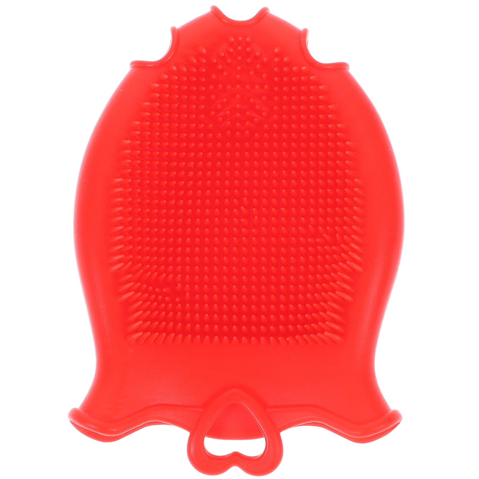 Silicone Baby Kids Bathing Shower Shampoo Brush Hair Scalp Scrubber Cleaner