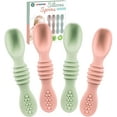 thumbnail image 1 of Silicone Baby Spoons for Baby Led Weaning, 1 of 5