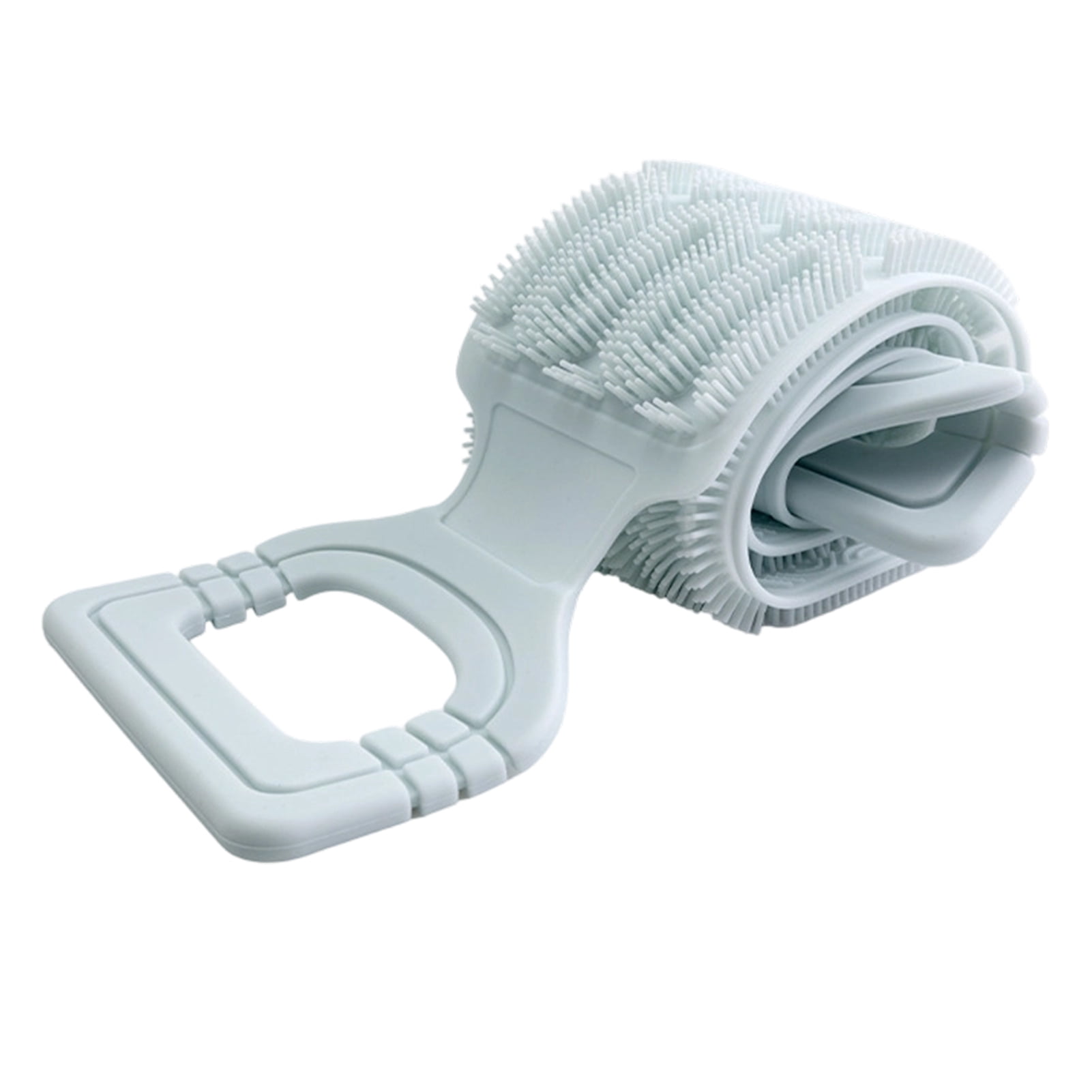 Silicone Back Scrubber, Double-Sided Exfoliating with Dual Handles ...