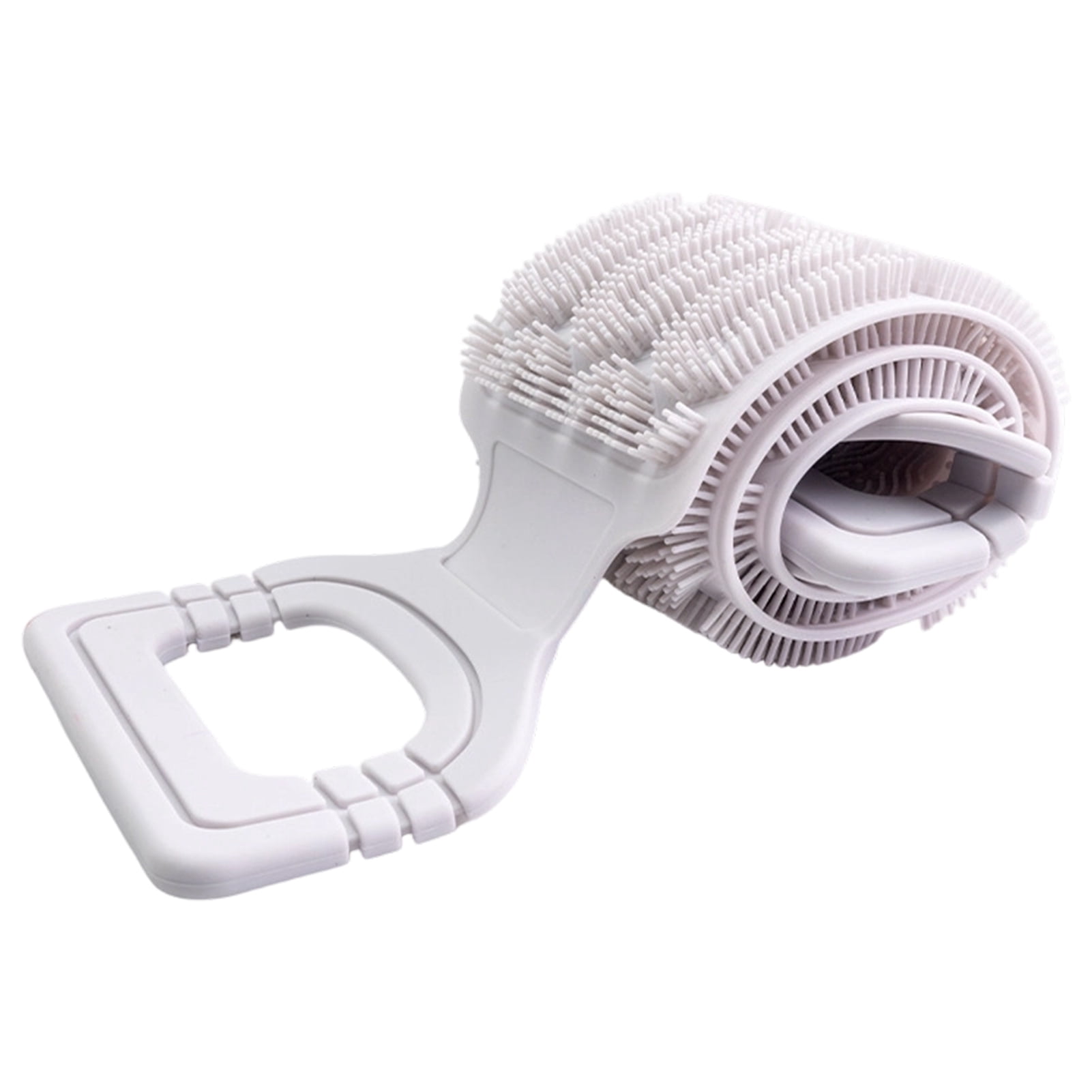Silicone Back Scrubber, Double-Sided Exfoliating with Dual Handles ...