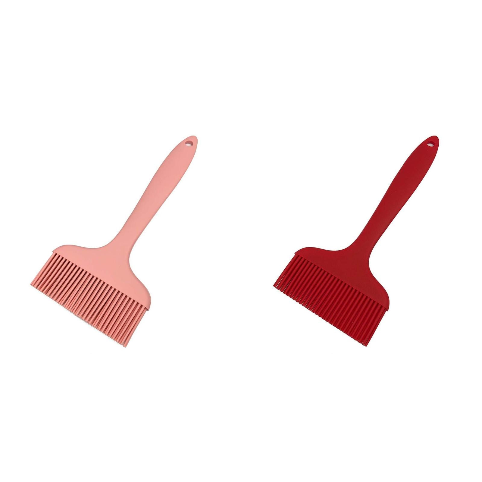 Silicone Baking Brush 9.2 Inch Heat Grill Baking Kitchen Brush Holder