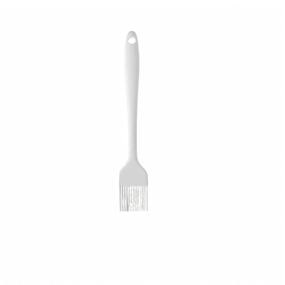 Silicone Baking and Cooking Utensils Set, Heat-Resistant Kitchen Tools with Basting Brush, Spatula, Whisk, and Food Tongs, Non-Stick Essential Prep Set for Frying and Mixing, Alabaster White