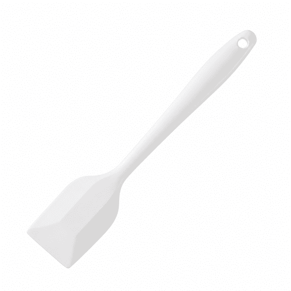 Silicone Baking and Cooking Utensils Set, Heat-Resistant Kitchen Tools with Basting Brush, Spatula, Whisk, and Food Tongs, Non-Stick Essential Prep Set for Frying and Mixing, Alabaster White