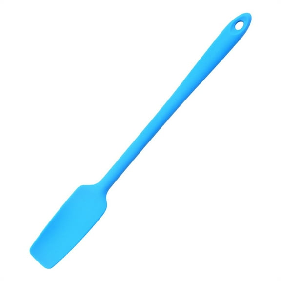 Silicone Baking, Dough Scraper Silicone, 11 In, Blue, 1 Pc, Multi-Purpose Kitchen Tools, Silicone Sculpted Piece Scraper, Jar Scraper Spatula