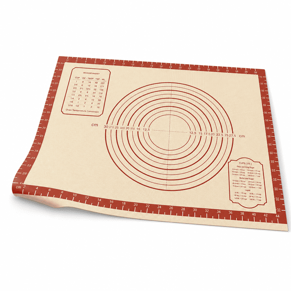 1 Pack 26" x 16" Food Grade Non Stick Silicone Baking Mat for Pastry & Cookies