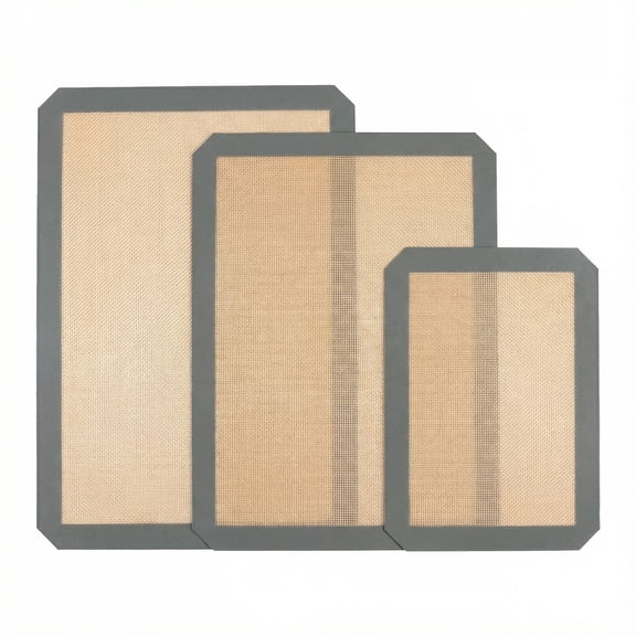HeartGoods 16.53 x 11.61 Silicone Baking Mat, Non-Stick (3 Count)