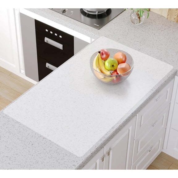 Silicone Baking Mat 36"Translucent-White 36"L x 23.6"W Craft Art Project Countertop Protection