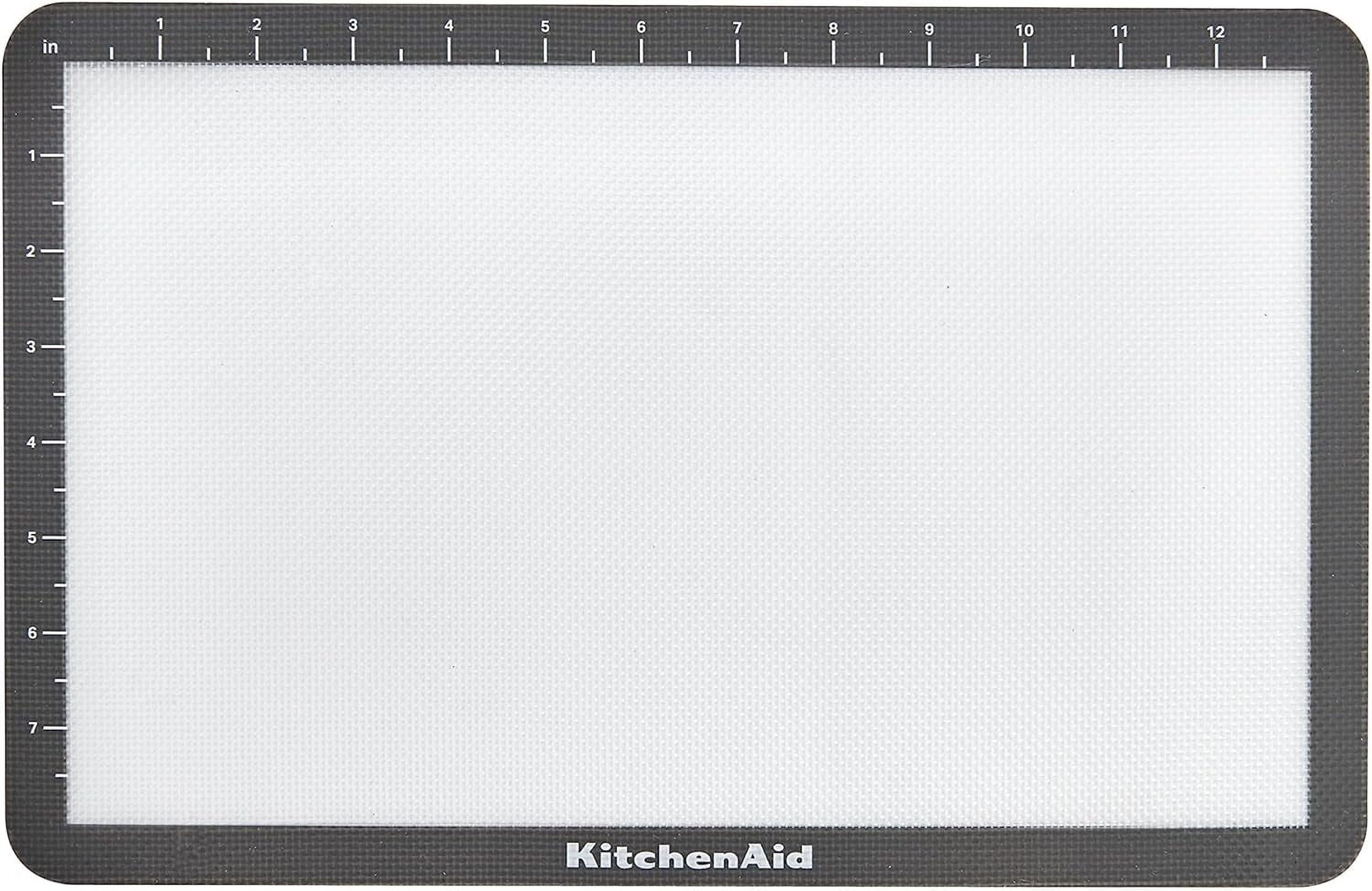 Silicone Baking Mat, 9x14Inch, Gray Even Heat Distribution for