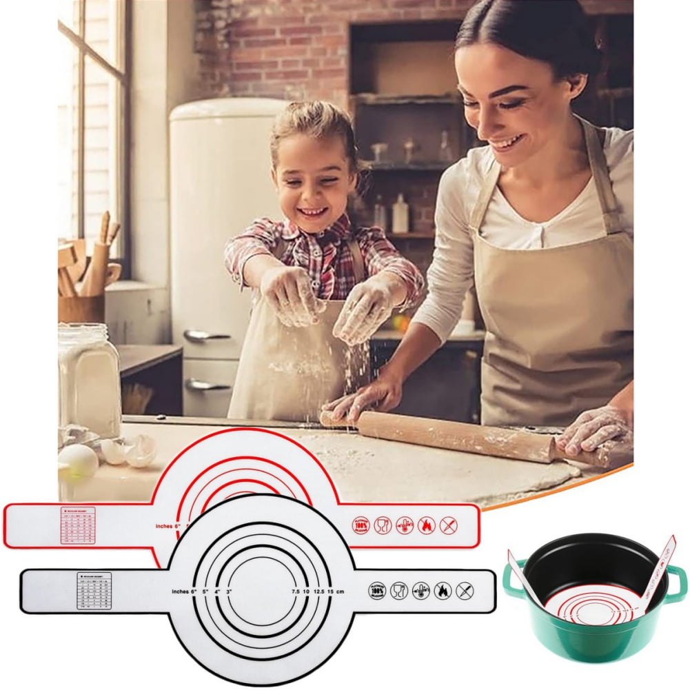 Silicone Baking Mat for Dutch OvenBread Baking Mat With Extra Long Handles for Sourdough Bread