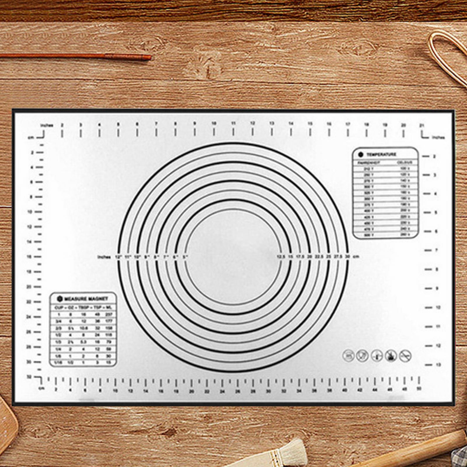 Silicone Baking Mat Extra Large, Pastry Mat with Measurement, Kitchen
